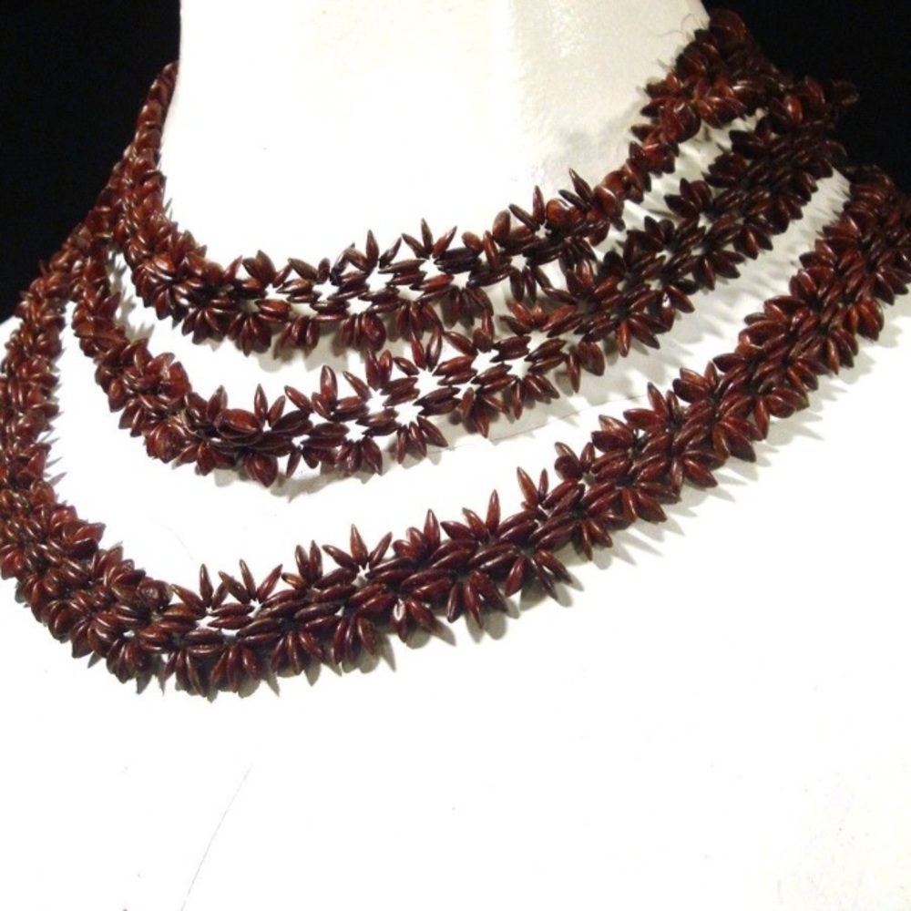 Vintage Apple Seed Necklace